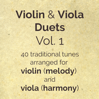 Folk Viola and Violin Duets Sheet Music Volume 1