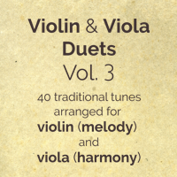 Folk Viola and Violin Duets Sheet Music Volume 3